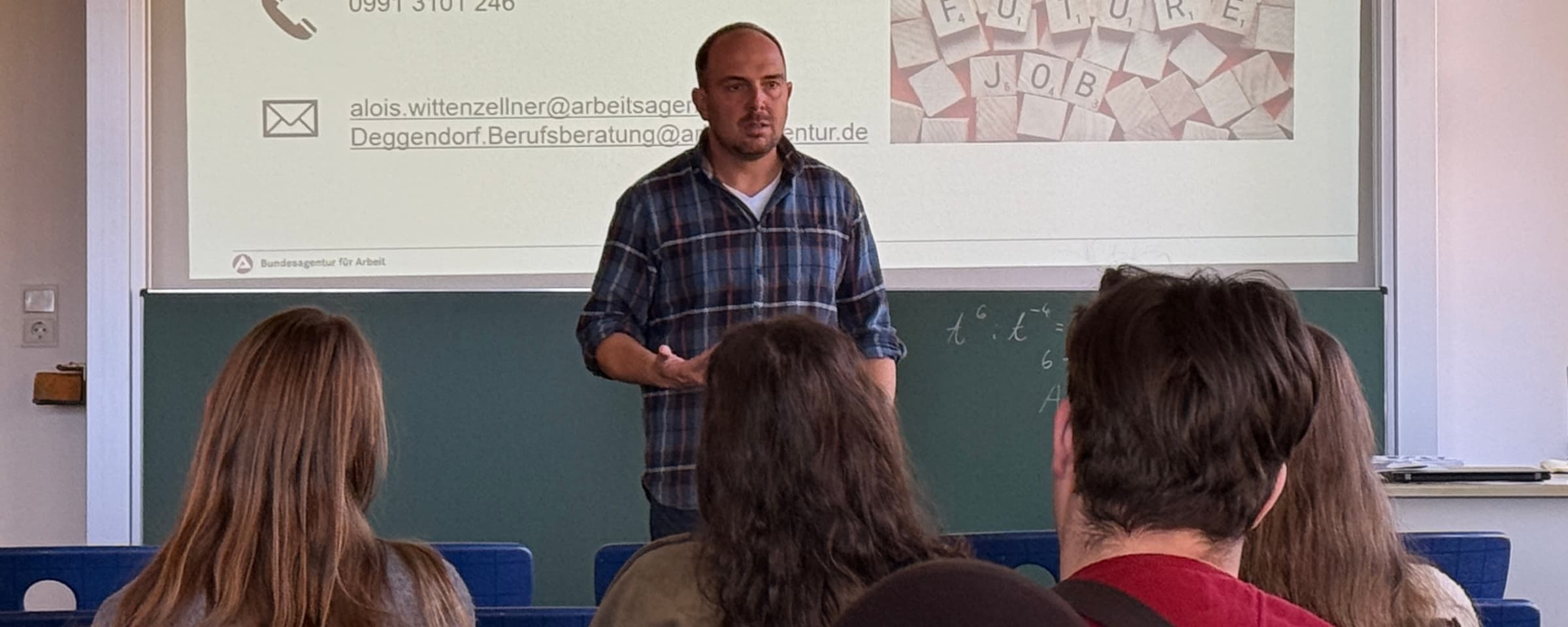 Berufsorientierung mit Berufsberater Alois Wittenzellner