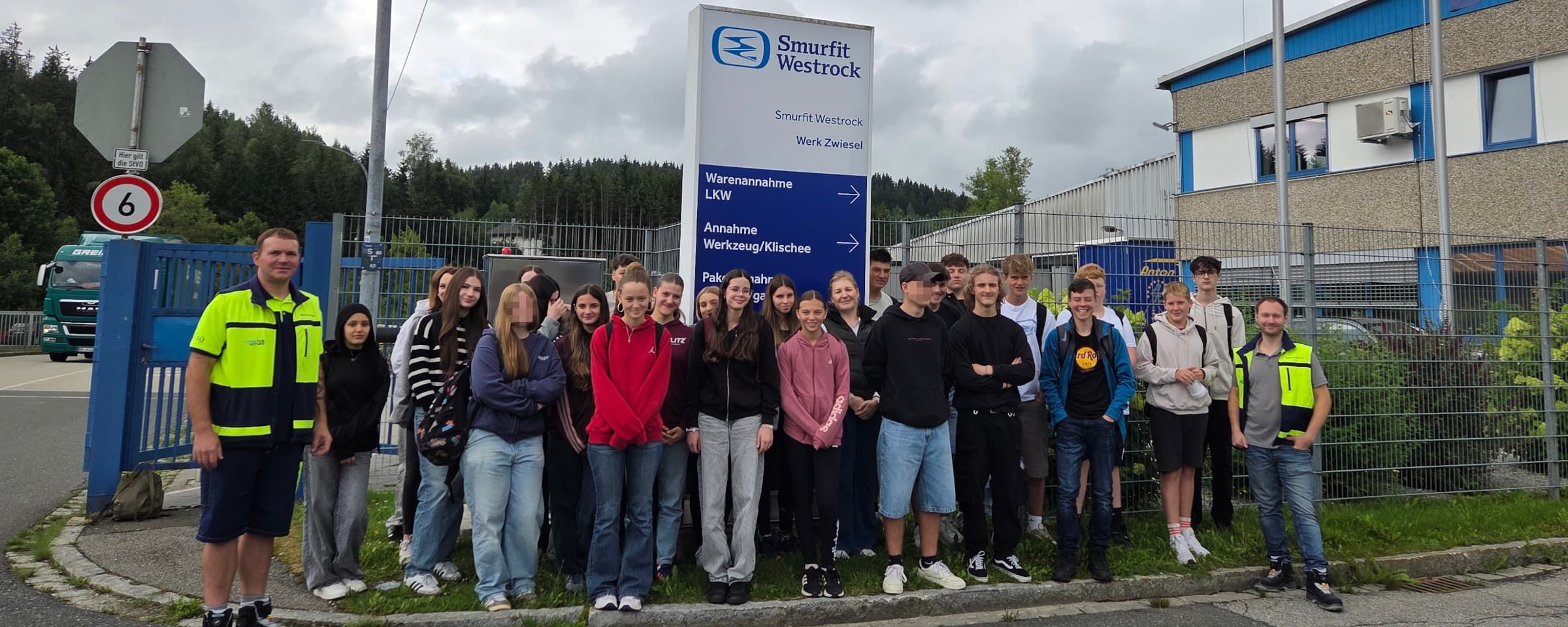 Betriebserkundung bei Smurfit Westrock